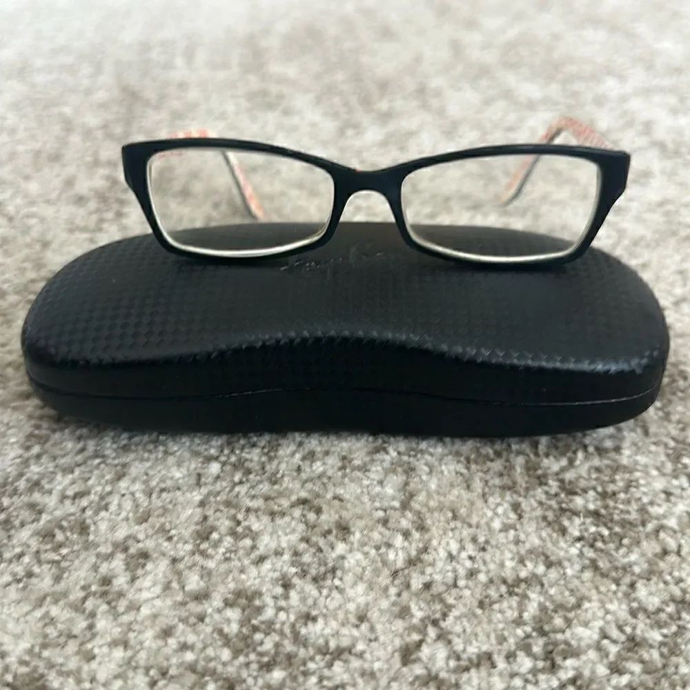 Womens Ray Ban Black w/ Print RB5234 Eyeglass Frames